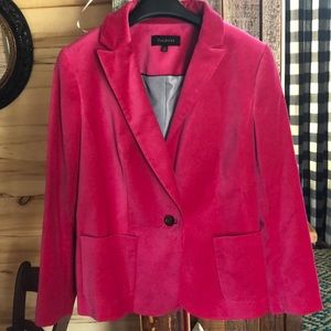 Talbots velvet jacket